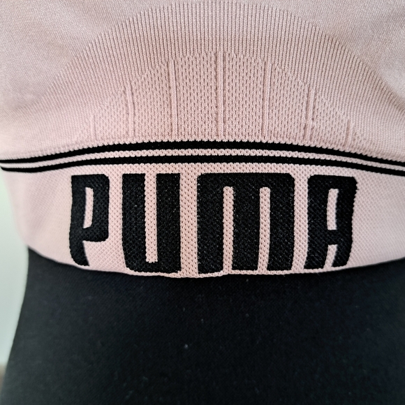 Puma Sports Bra Women's XL Pink Activewear Bra Medium Support - Picture 3 of 11